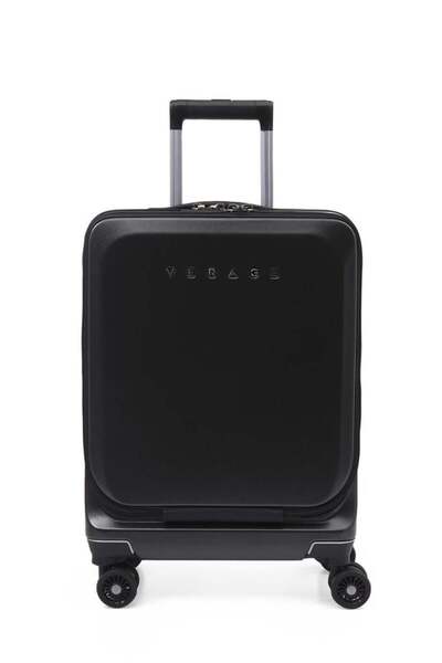 VERAGE Siyah USB Laptop Bölmeli Körüklü Pilot Boy Valiz 21859