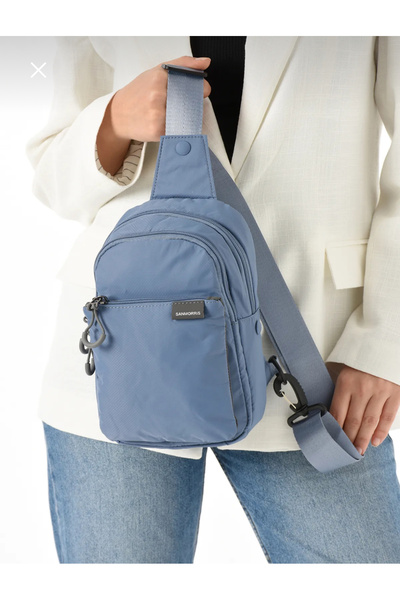 BLACK حقيبة كروس للجنسين قابلة للتعديل ومقاومة للماء