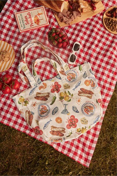 Buly Soleil Printed Tote Cloth Bag