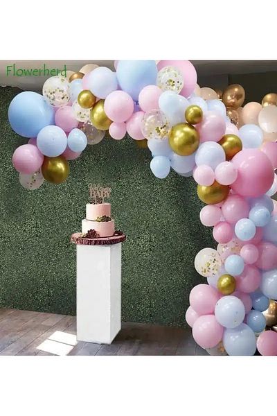 Baloane Vesele Balloon Arch Baptism Cutting Mot Anniversary 122 Pieces ARC92