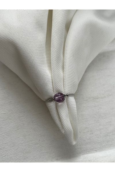 Pel Design Ametrine Stone Steel Adjustable Handmade Ring