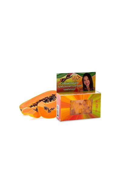 PAPAYA Pure Skin Soap 135gm Formula 4*1 (60647) -- Pure Skin Herbal Papaya Soap 135g Fruity 4*1