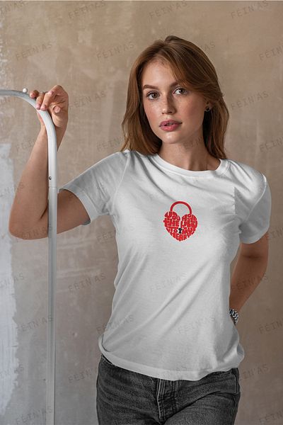 feinas Γυναικείο Tshirt - Καρδιά