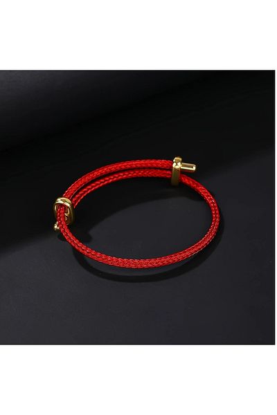 mos&more Red Trend Women'S/Men's Unisex Bracelet