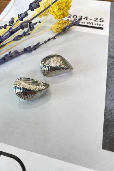 İthal 1551 Imported Sea Shell Earring