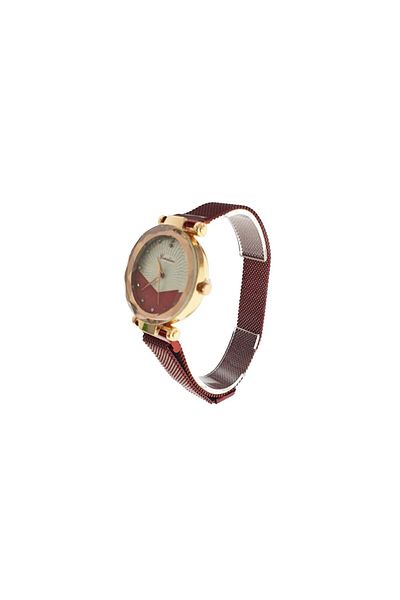 OEM Coraline watch, analog display with crystals, 35 x 10mm case, 16mm wide magnetic strap