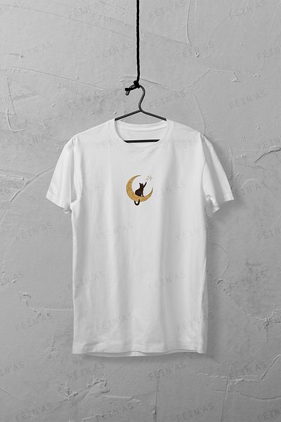 feinas Γυναικείο Tshirt - Moon Cat