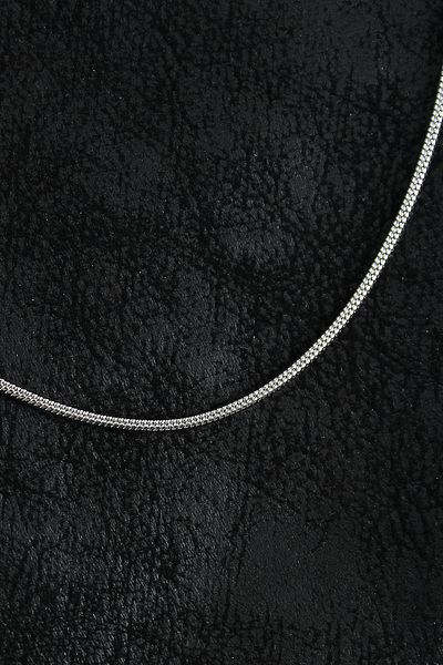 norsary 316L Steel Braided Chain Model Silver Color Men's Necklace
