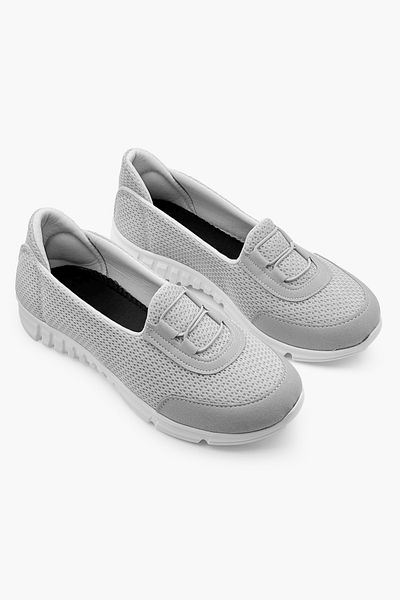 CARLA BELLA Women's Shoes Orthopedic Daily Women's Ballerinas Gray
