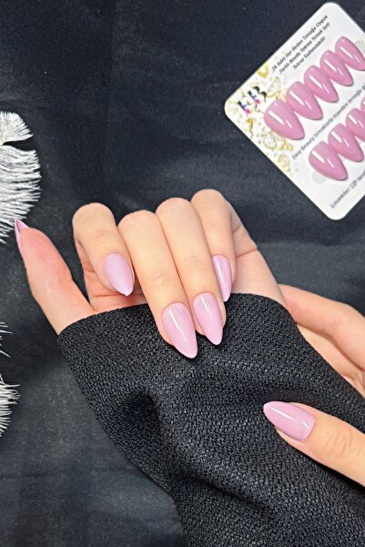 Easy Beauty Kısa Badem 24 Adet Takma Tırnak Seti W1508