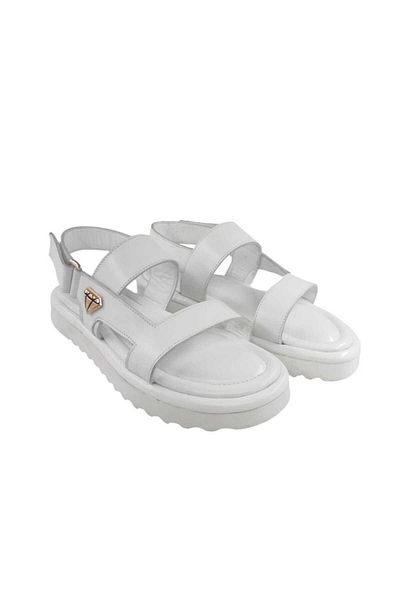 Oneka Shoes Women's Daily Sandals 866425 Kst10011 White Napa
