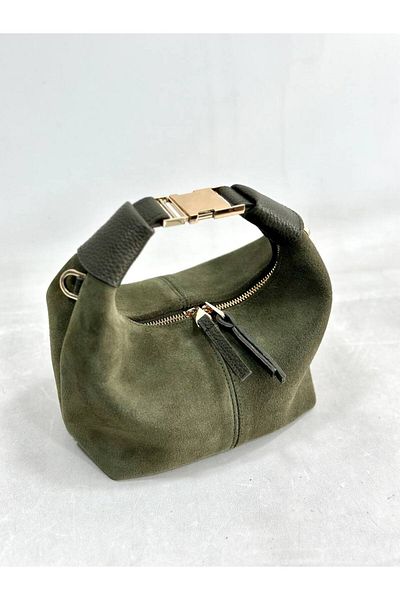 çkn sedat çakan çanta & fular & aksesuar Hobo Genuine Suede Leather Women's Hand Shoulder Cross Bag 30X20 cm