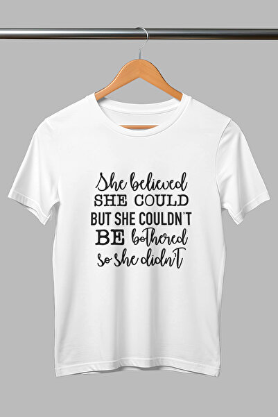 giftkonsept قد تكون قادرة على ذلك ولكنها لا يمكن أن تزعج تي شيرت أبيض مطبوع ع...