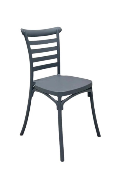 smart home Single chair set consisting of two fiber chairs with a modern design and strong legs - size 45 x 45 x 80 cm | Durable office seat