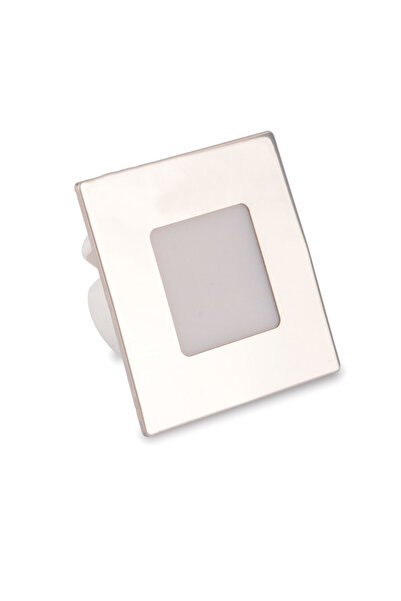 NisaLuce 3w R.sensörlü Koridor Aydınlatma - Kare Krom Kasa 6500k