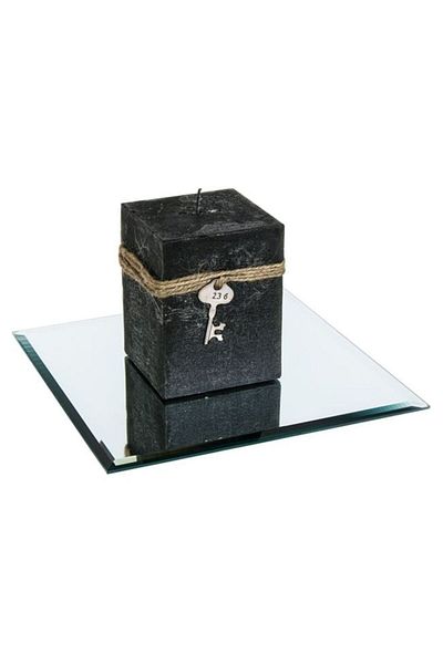 OEM Suport din Sticla Oglinda pentru Lumanari 20x20cm