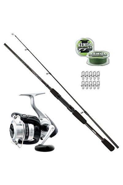 Okuma Daiwa Strikeforce 4000 - Okuma Wavepower 244cm 15-40gr Spin Olta Seti