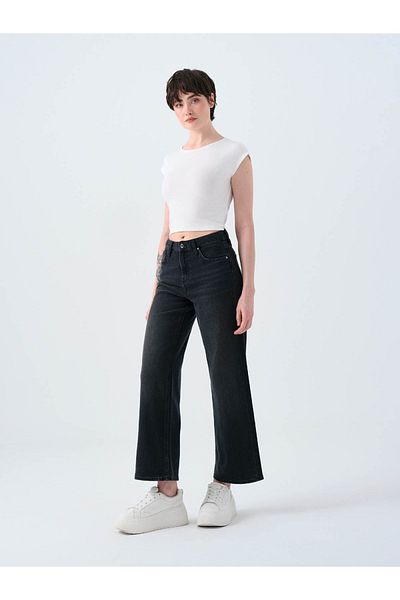 Loft Bella Regular Fit Black Women's Jean Pants Lf2038792