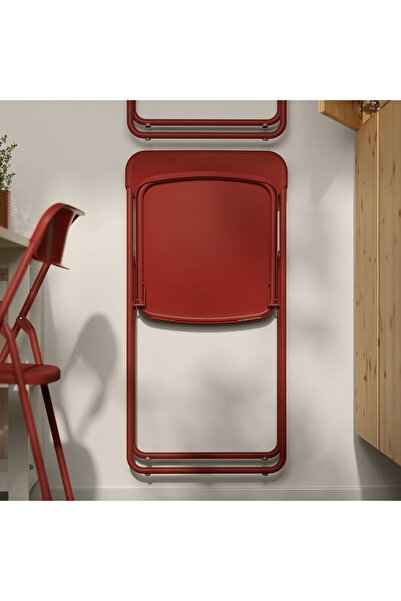 IKEA katlanır sandalye, kırmızı