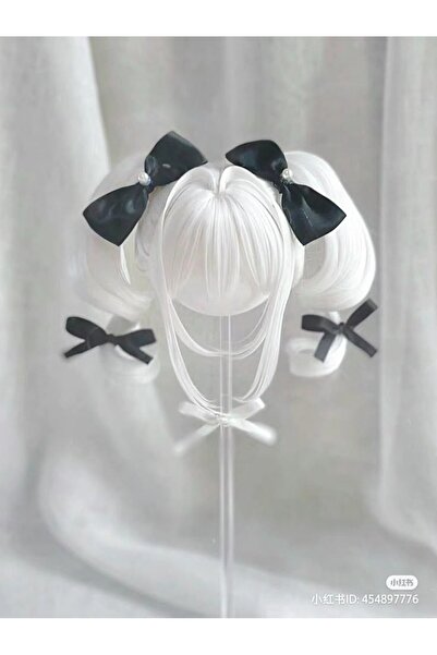 Shiklik MODA Σετ 5 γυναικείων αγκράφες από σατέν με πέρλες