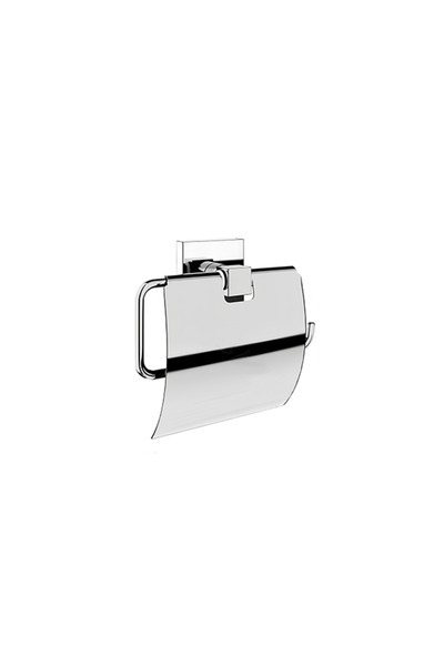 Hızır حامل ورق التواليت من النحاس المربع مع غطاء من الكروم، ملحقات حمام أنيقة...