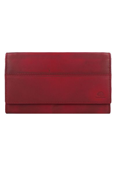 Greenburry Destressed Wallet RFID protection Leather 18.5 cm