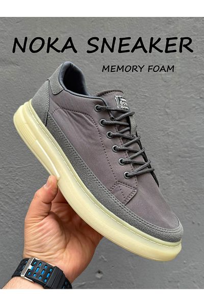 noka Memory Foam Men's Classic Sneaker, Gel Sole