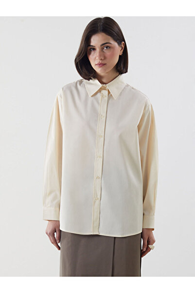 LC Waikiki Trendlucky Poplin Women's Shirt Tunic with a Difference