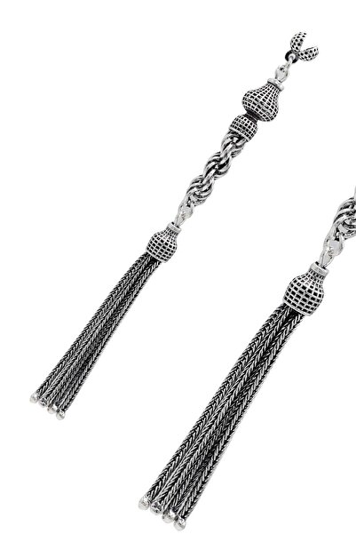 Midyat Nurtaş Gümüş Sallantılı Örgü Model 925 Ayar Gümüş Tesbih Püsükülü 2010...