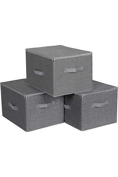 Mena Rise Şirinshop Storage Boxes with Lid, Set of 3 Ryzb03G 1108107