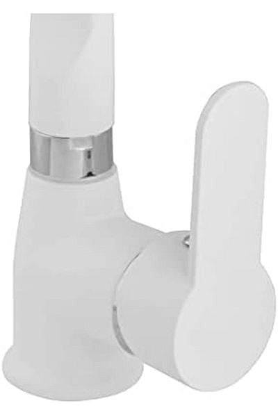 Mena Rise Şirinshop White Aura Sink Faucet 1108107
