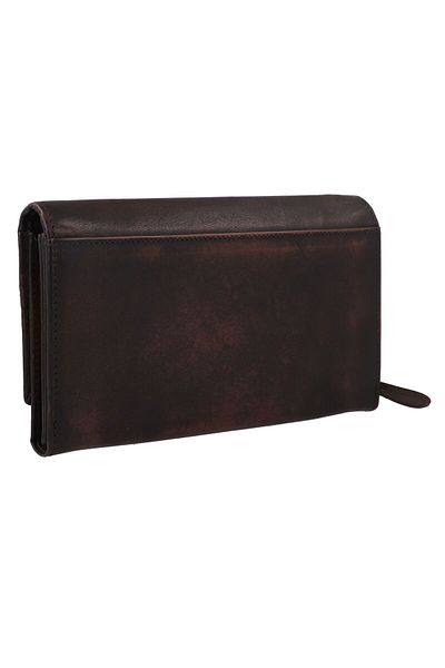 Greenburry Destressed Wallet RFID protection Leather 18.5 cm