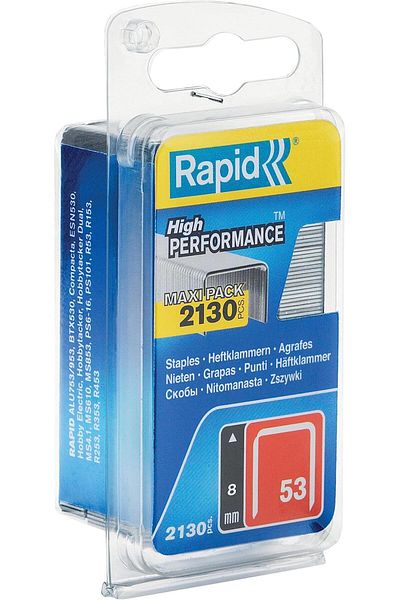 Mena Rise Şirinshop 5000742 Blister Packaging, 2130 Staples 53/8 Mm, Galvanized, 2.13 m 1108107