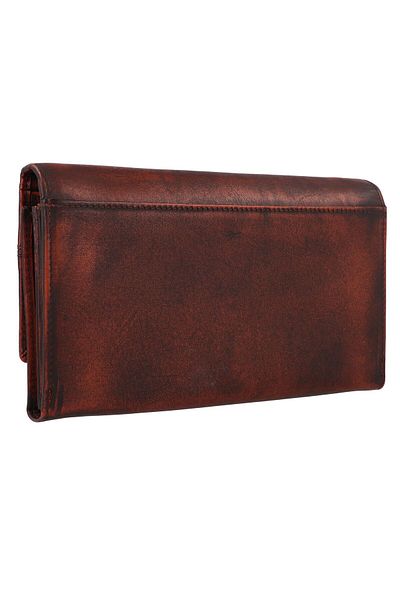 Greenburry Destressed Wallet RFID protection Leather 18.5 cm