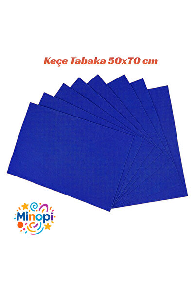 Minopi طبقة من اللباد باللون الأزرق الداكن 10 عبوات 50 × 70 سم - سمك 1.5 مم
