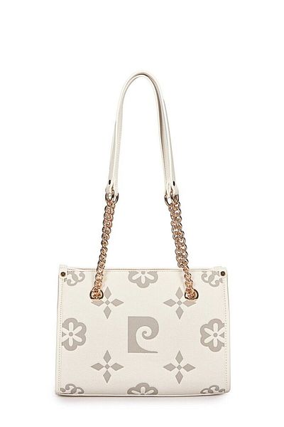 Pierre Cardin Geantă de umăr pentru femei Monogram White 05pc25y10504-bmn