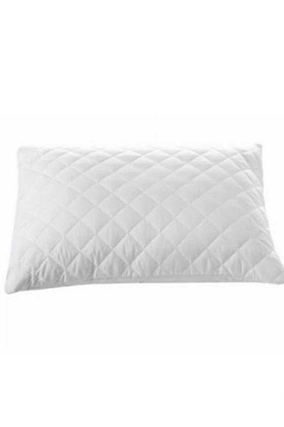YANPA TİCARET Yanpa Trading 100/100 Cotton Liquid Proof Quilted Pattern 2 Pillow Mattress Pads 50/70 cm Size