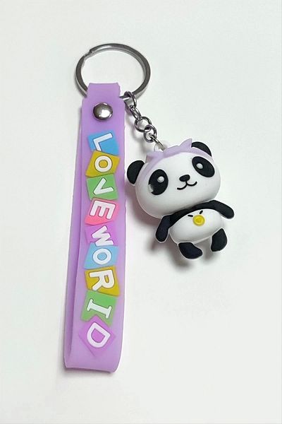 Enseb Panda Silicone Keychain