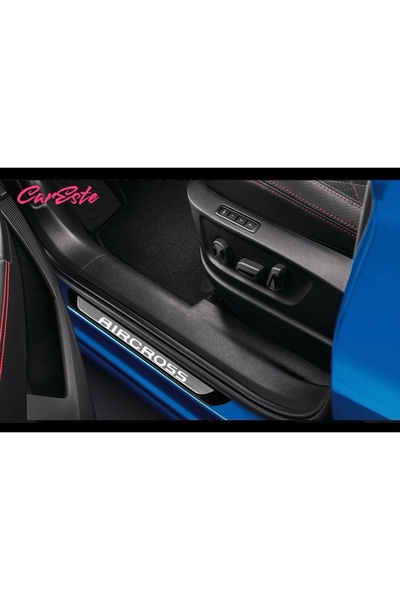 CarEste AİRCROSS OLD KROM KAPI EŞİĞİ KORUYUCUSU 4prç.