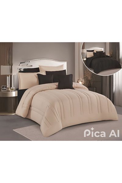 Mark Double-sided hotel bedspread, designed to give you a sleep among the clouds, made of the finest microfiber, size 230*250 cm
