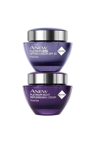 AVON Set Anew Platinum, Avon- Day Cream SPF25 50ml and Night Cream 50ml