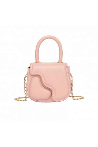 TAIKESEN Mini shoulder bag, TAIKESEN BG-1, heart shape, elegant, pink