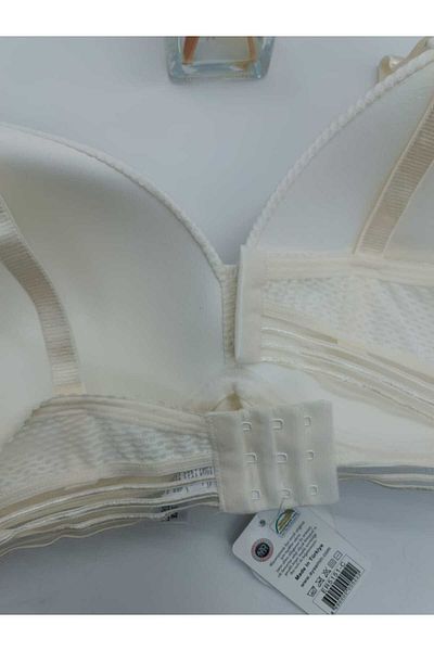 BEYAZTOPTAN 100% Quality Women's No Underwire Unpushed Jacquard Bra (C Cup)