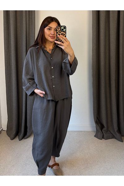 ROSSA Shirt Trousers Set