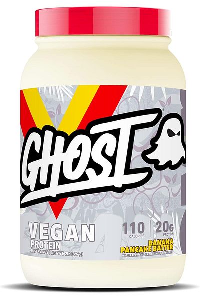 Ghost Vegan 20g Protein, Banana Pancake Batter, 2 lbs, 28 Servings