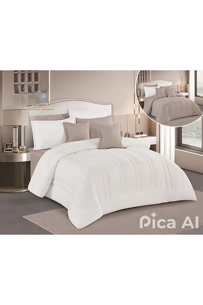 Mark Double-sided hotel bedspread, designed to give you a sleep among the clouds, made of the finest microfiber, size 230*250 cm