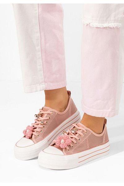 B T Shoes Soreia pink platform sneakers