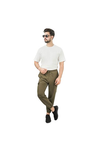 Giordano Men's Relaxed Tapered Fit Joggers