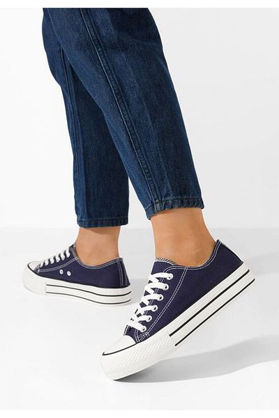 B T Shoes Teniși Allanna pentru femei, bleumarin