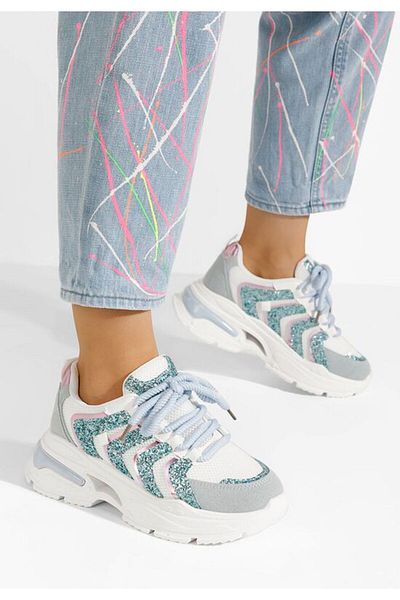 B T Shoes Sneakers cu platformă Aprilia bleu